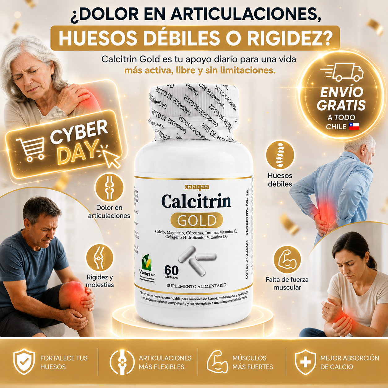 CALCITRIN GOLD 60 Cápsulas