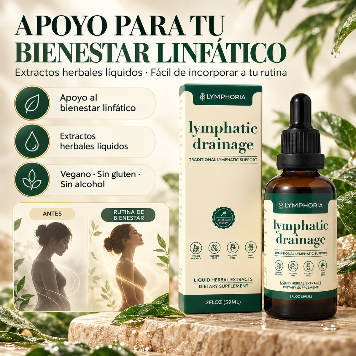 LYMPHORIA DRENAJE LINFÁTICO X 60 ML