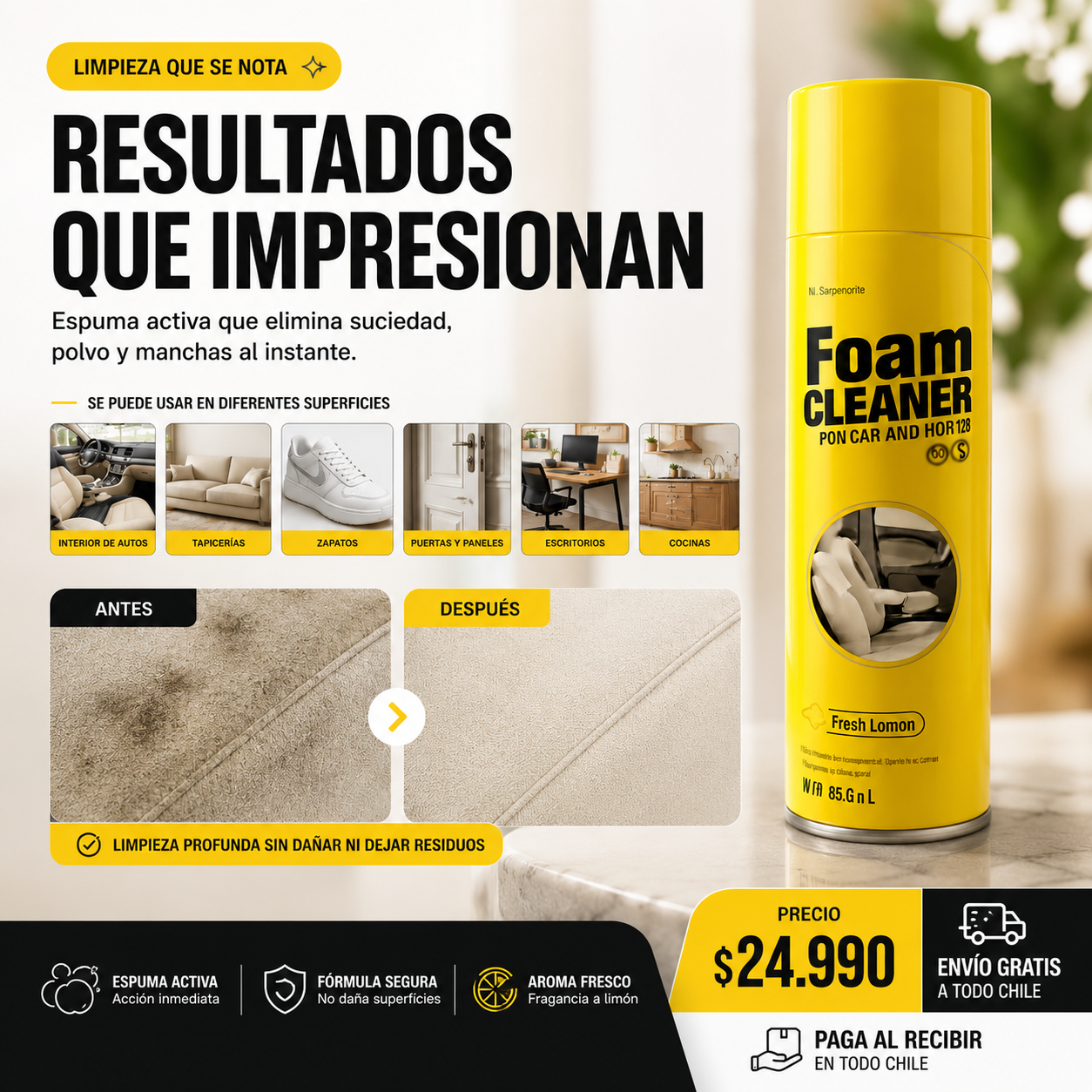 ESPUMA LIMPIADORA - FOAM CLEANNER