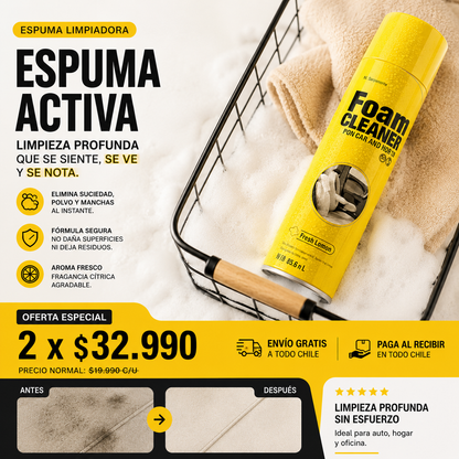 ESPUMA LIMPIADORA - FOAM CLEANNER