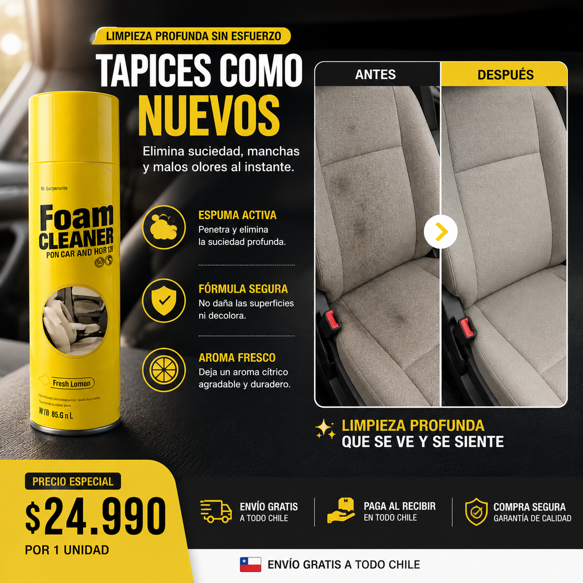 ESPUMA LIMPIADORA - FOAM CLEANNER