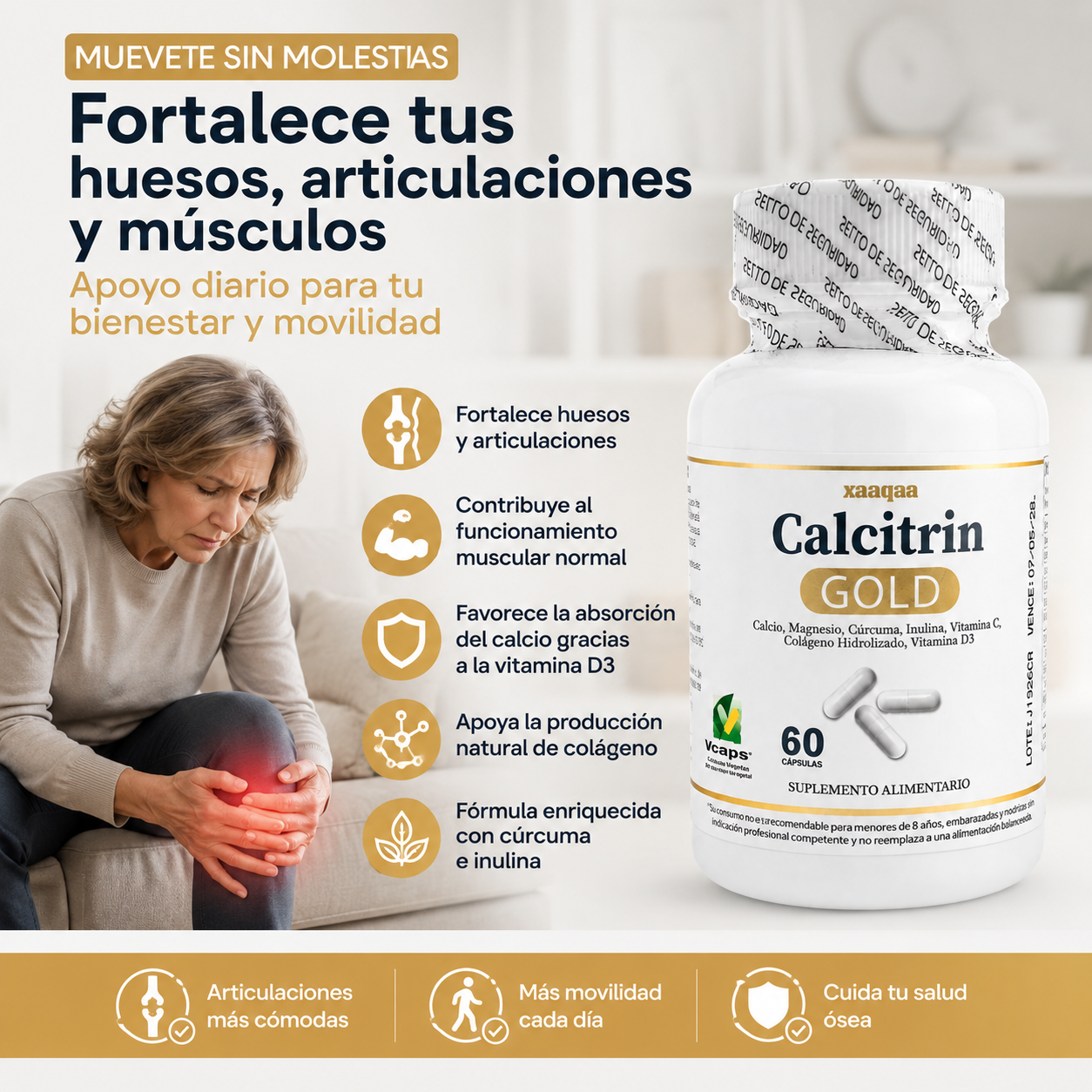 CALCITRIN GOLD 60 Cápsulas