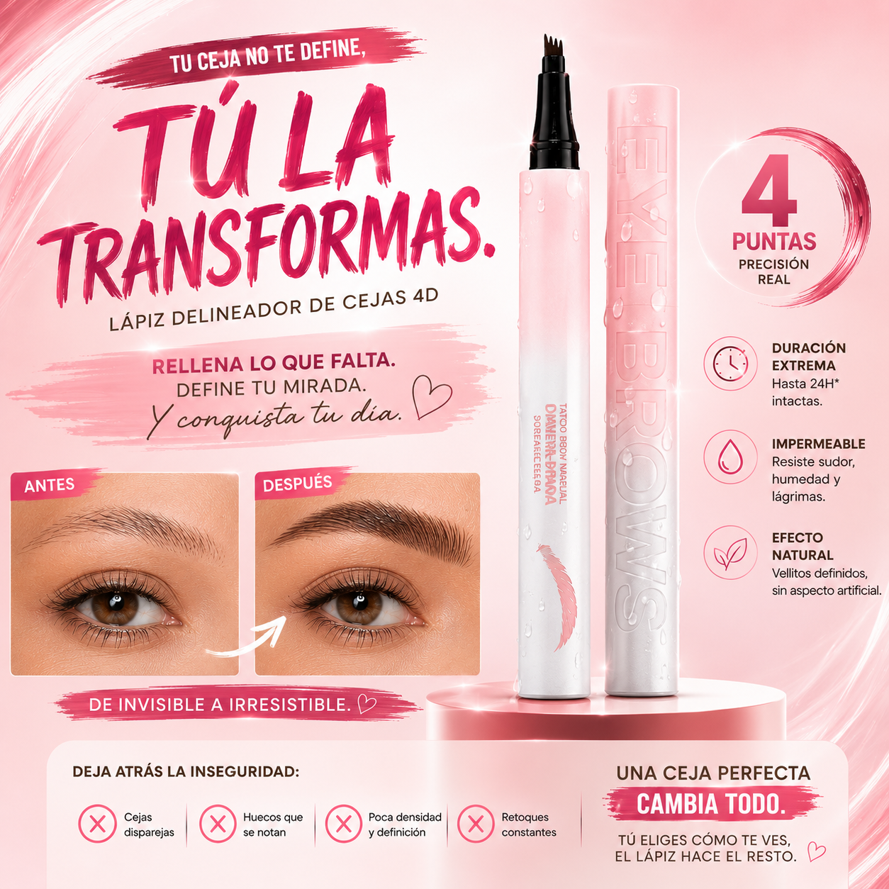 CEJAS MÁS POBLADAS - ¡MIRADA MÁS PODEROSA!