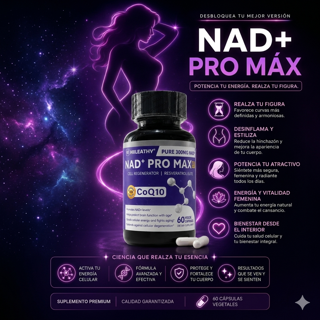 NAD+ PRO MAX - Resveratrol (60 Cápsulas)