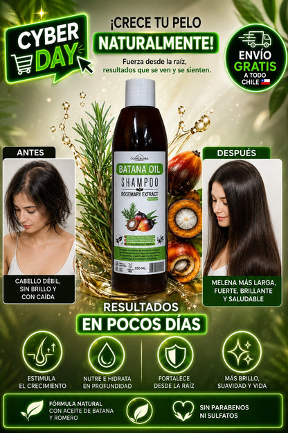 Shampoo Batana Crecimiento Cabello