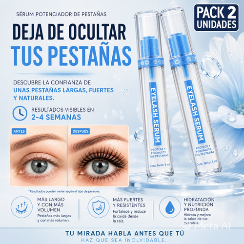 PESTAÑAS MÁS LARGAS, MÁS DENSAS Y COMPLETAMENTE NATURALES🌿✨